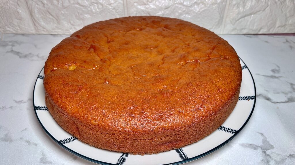 Bizcocho de yogur y manzana