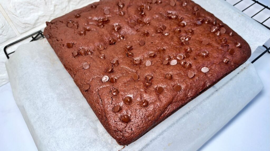 Brownie de boniato y chocolate