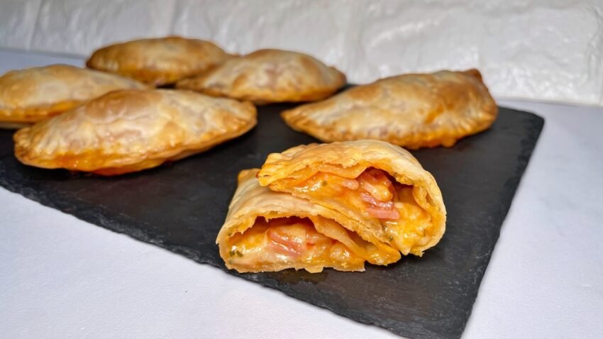 Empanadillas sabor pizza en airfryer
